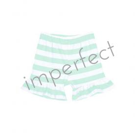 IMPERFECT Girl's Striped Ruffle Shorts